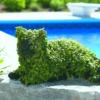 Lying Cat Topiary - Mossed