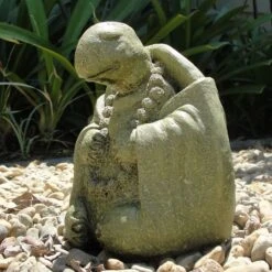 Meditating Turtle - Medium -Outdoor Decor Art ds 1399m medit turtle4c 69595.1679254432