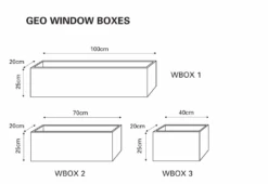 Geo Window Box Planters -Outdoor Decor Art geowindowboxes line 50343.1676121697