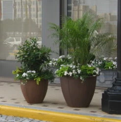 Norman Fiberglass Planter -Outdoor Decor Art normansfairfaxsqus3 10154.1676120729