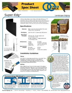 100 Ft Roll Super-Edg -Outdoor Decor Art olyola superedg 38885.1677517109