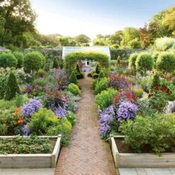 York Round Gazebo -Outdoor Decor Art round gazebo pathway far view OPT 1800x1800 58307.1676036650