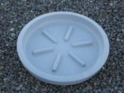 Round Saucer For Concrete Planter 10 Round Saucer For Concrete Planter -Outdoor Decor Art saucer round 13.5 pewter 2 02742.1695344081