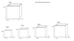 Sloane Fiberglass Planters -Square, Troughs & Window Box -Outdoor Decor Art sloane line 57422.1677703938