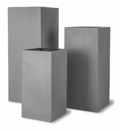 Geo Tall Square Fiberglass Planter 7 Geo Tall Square Fiberglass Planter -Outdoor Decor Art squaregroup alt 20791.1676124784