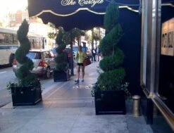 Windsor Fiberglass Planters -Outdoor Decor Art windsors black39 80751.1676118012