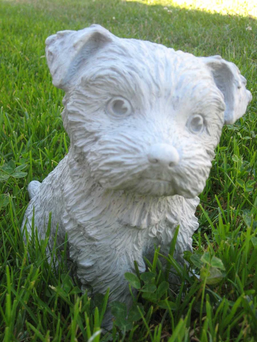 Yorkshire Puppy Statue 3 Yorkshire Puppy Statue - Image 3